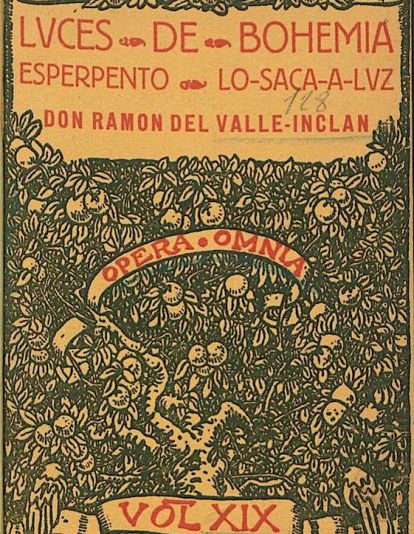 'Luces de bohemia', primera edición de 1924.