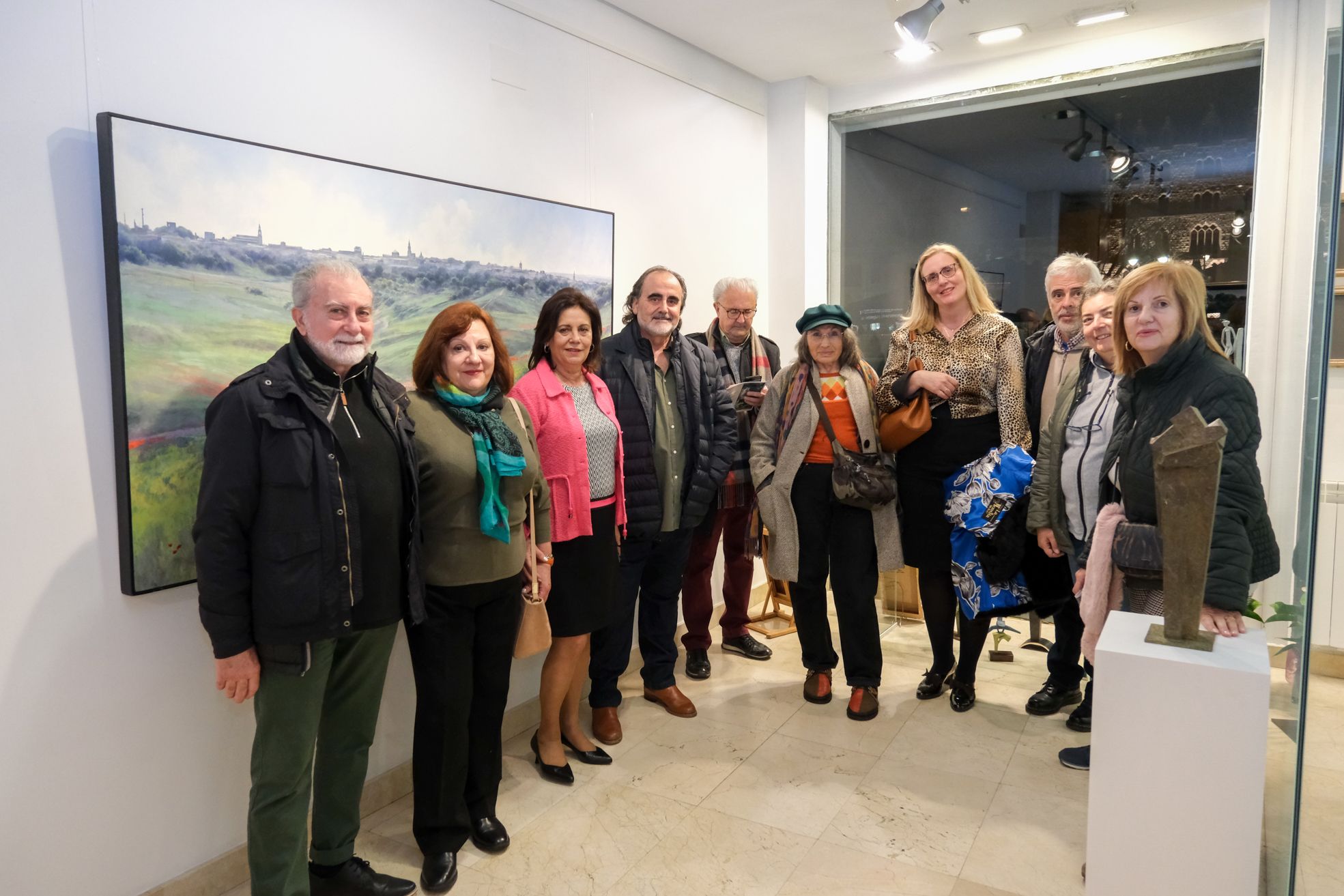 Un momento de la inauguración de la muestra. | VICENTE GARCÍA