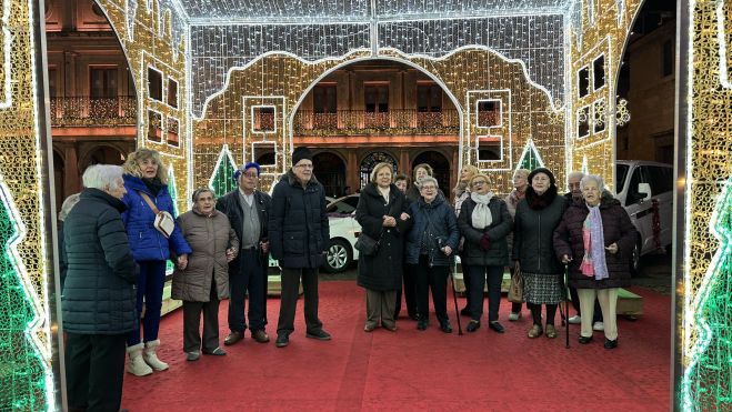 Algunos de los mayores que han acudido a la iniciativa.