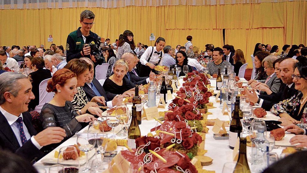 Banquete del Festival de Exaltación del botillo de Bembibre.