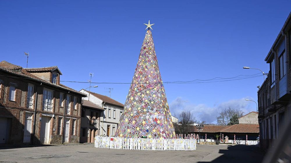 Imagen de archivo del árbol de ganchillo de Villoria de Órbigo.  | SAÚL ARÉN 