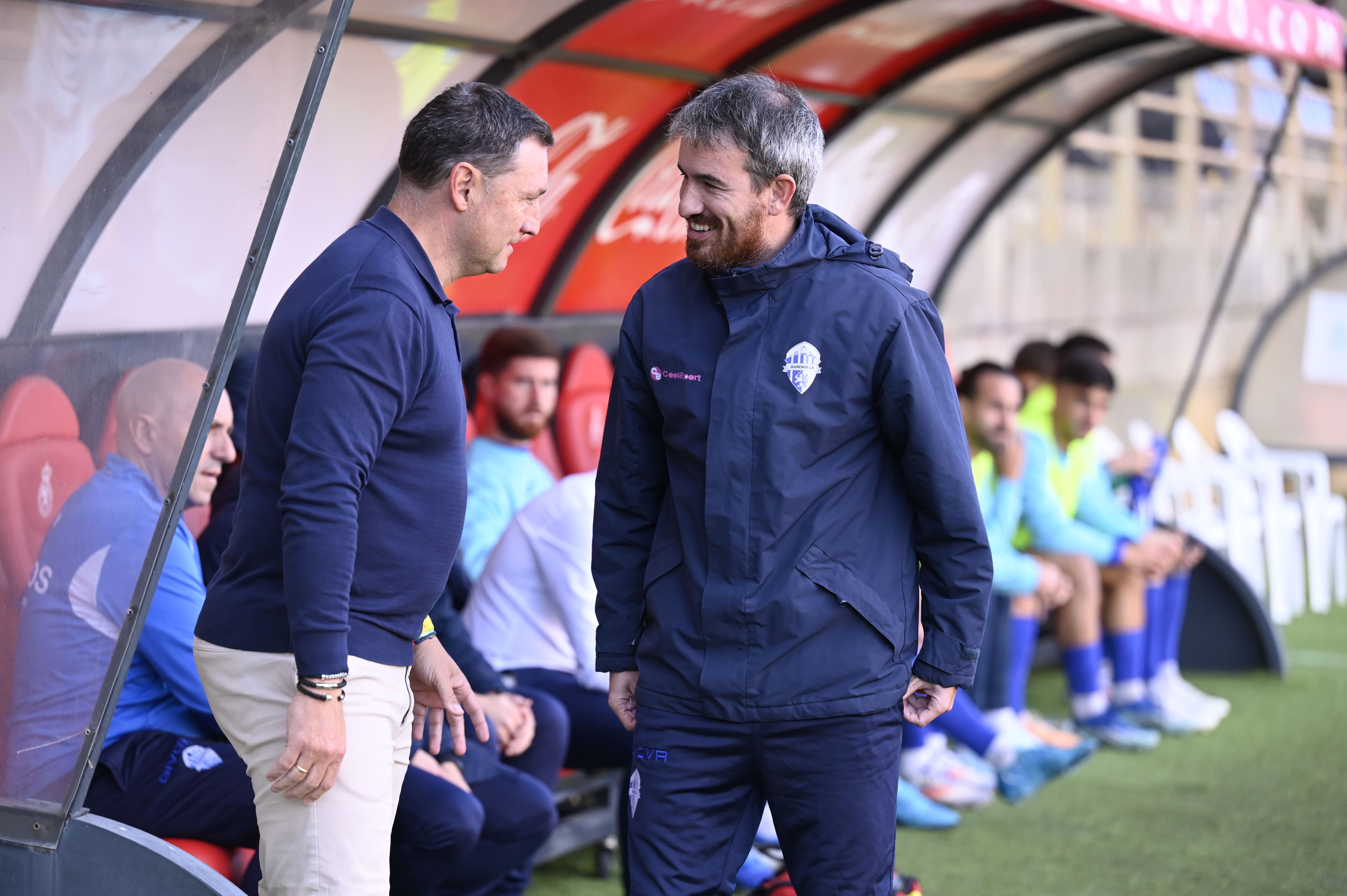 Raúl Llona en el Reino antes del partido ante el Ourense | SAÚL ARÉN