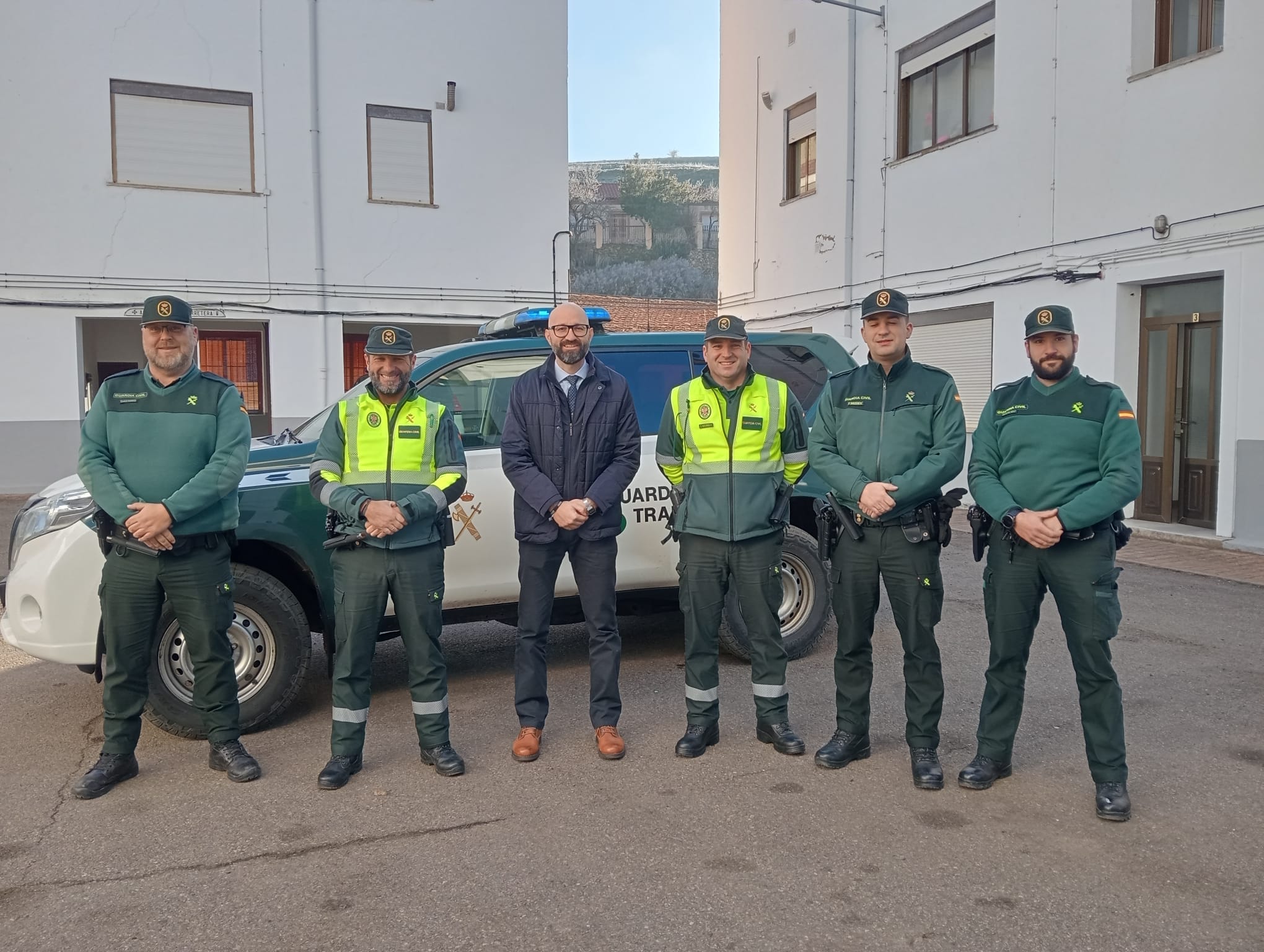 El subdelegado del Gobierno visita los cuarteles de la Guardia Civil de Boñar, Cistierna y Sahagún. | L.N.C.