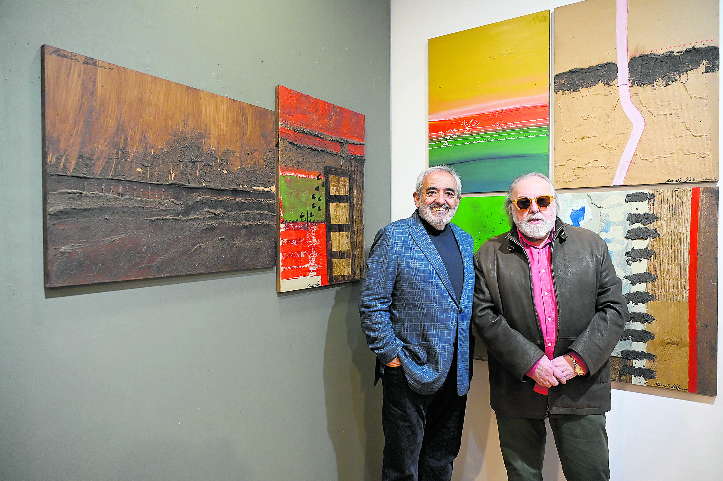 Ramón Villa y Juan Carlos Uriarte inauguraron ‘49#30’ el 28 de noviembre en la galería Espacio E. | SAÚL ARÉN