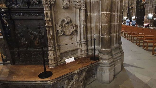 Imagen de la Catedral de Barcelona (lugar donde Gaudí se dedicaba a orar).