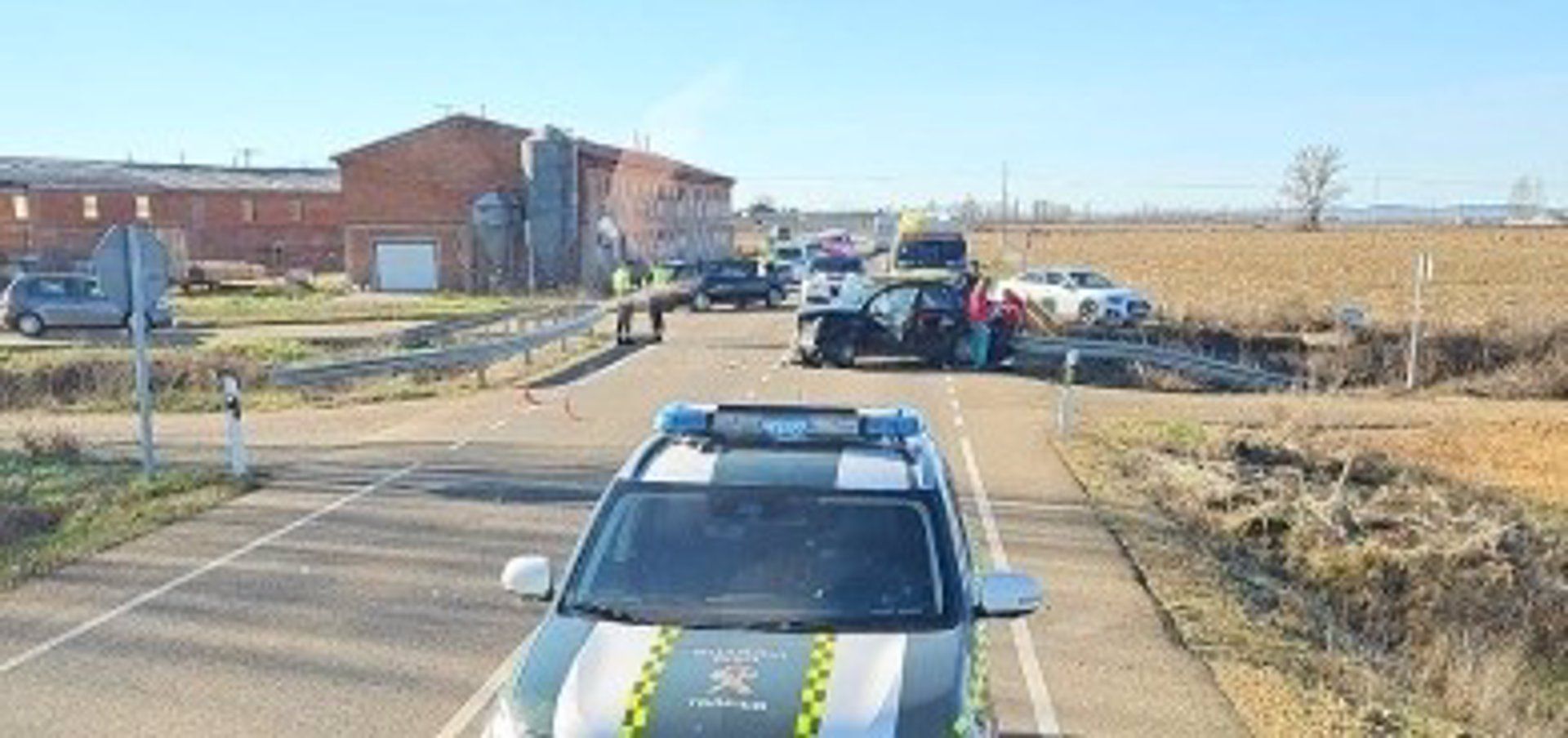 Accidente de tráfico en San Pedro Bercianos con tres heridos. | EUROPA PRESS