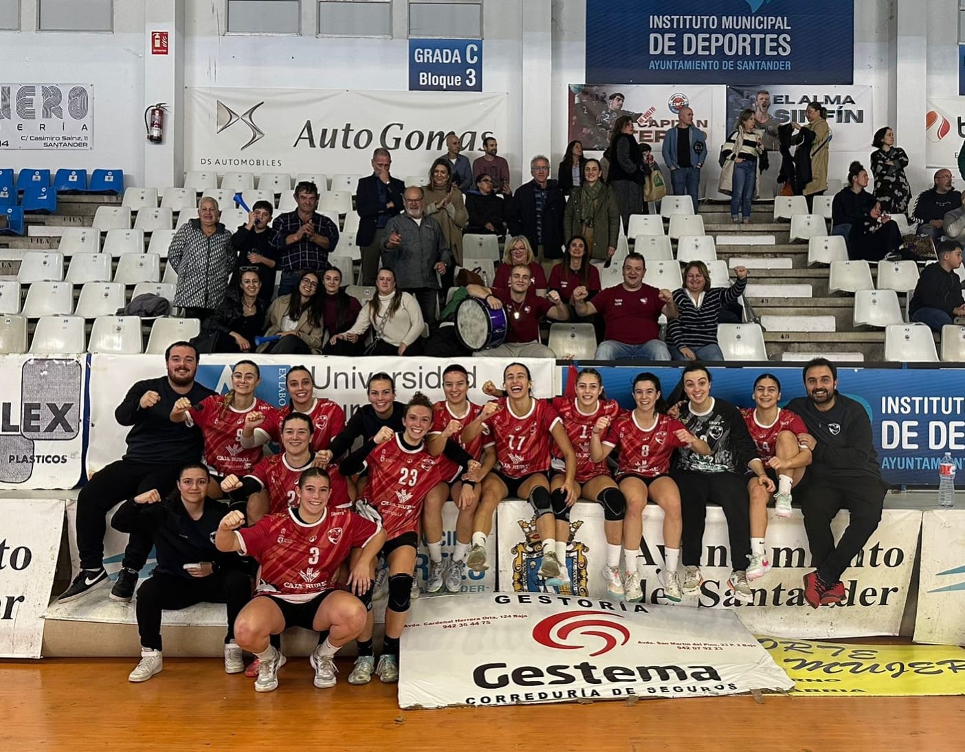 El Cleba con sus dos victorias consecutivas pasa a ser uno de los equipos más en forma de la liga. CAJA RURAL CLEBA