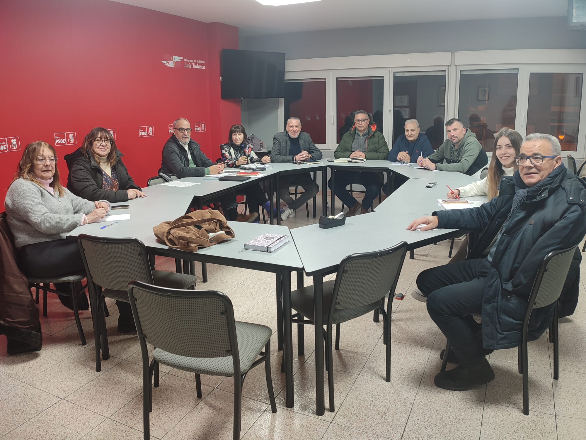 Comisión ejecutiva del PSOE de Ponferrada correspondiente a enero.