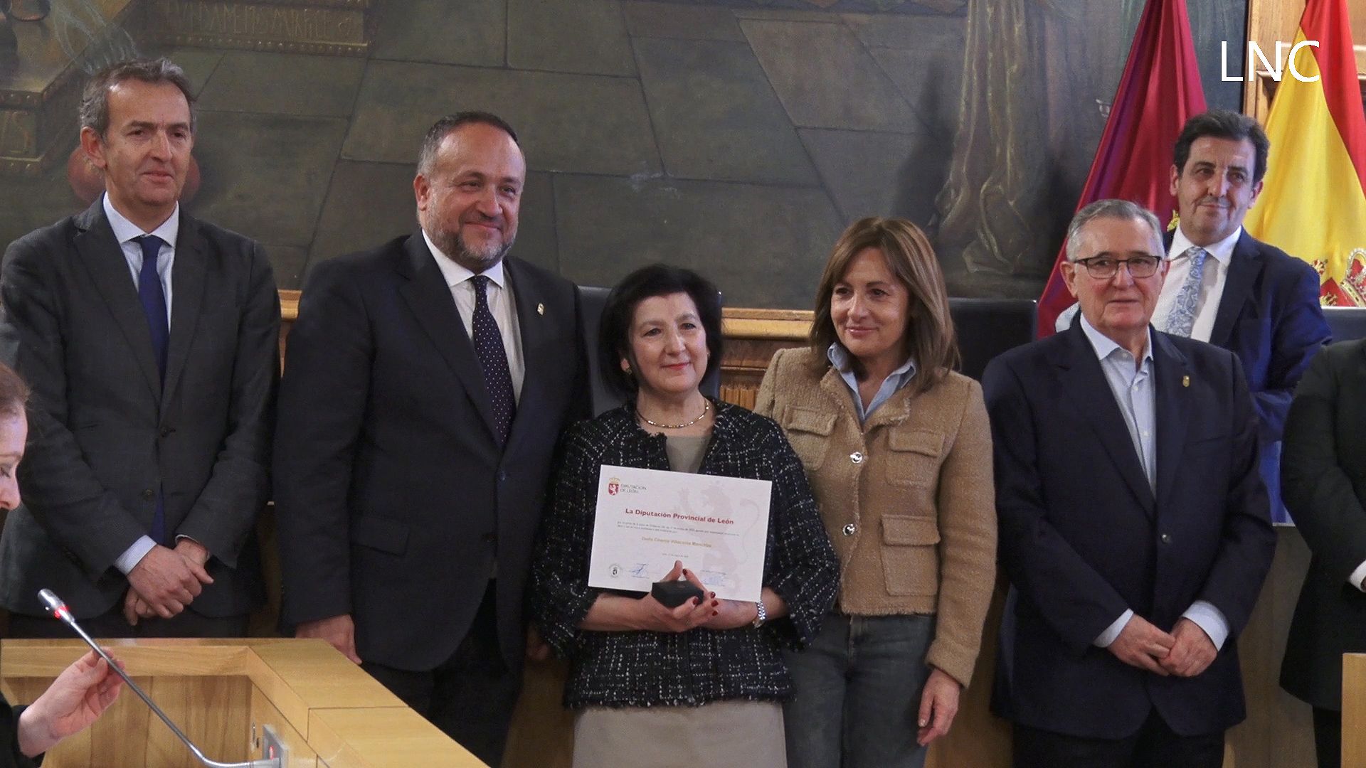 Homenaje al personal jubilado de la Diputación de León