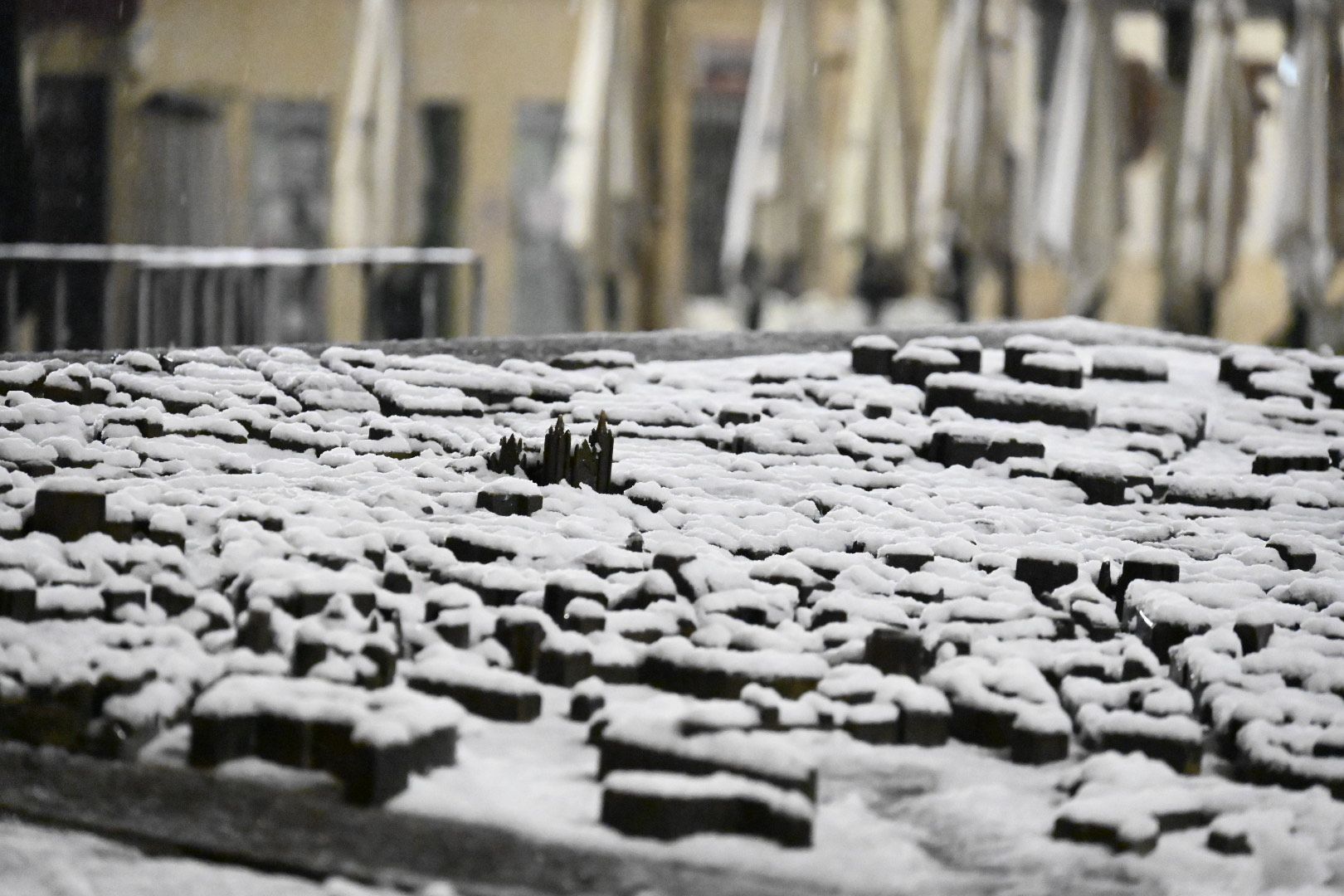  Nieve en León capital. | SAÚL ARÉN