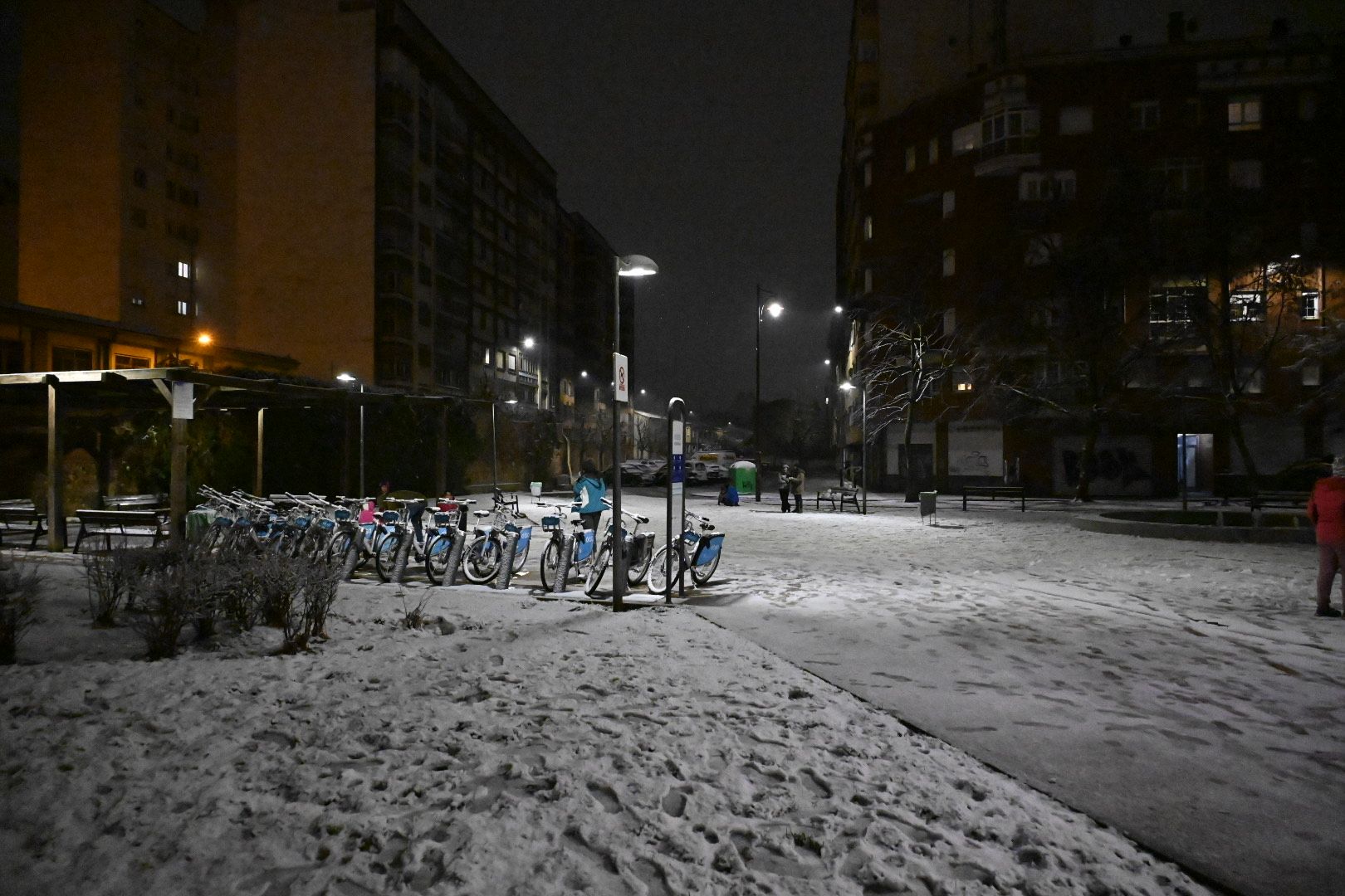  Nieve en León capital. | SAÚL ARÉN