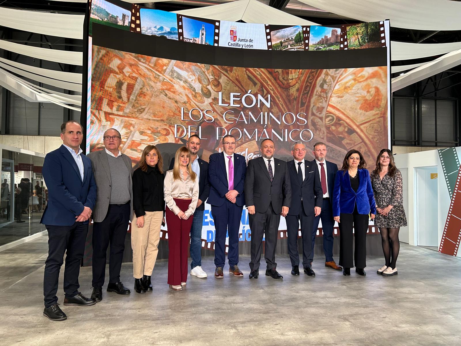 El Consorcio de Turismo presentó este jueves en Fitur ‘Los caminos del románico’. | L.N.C.