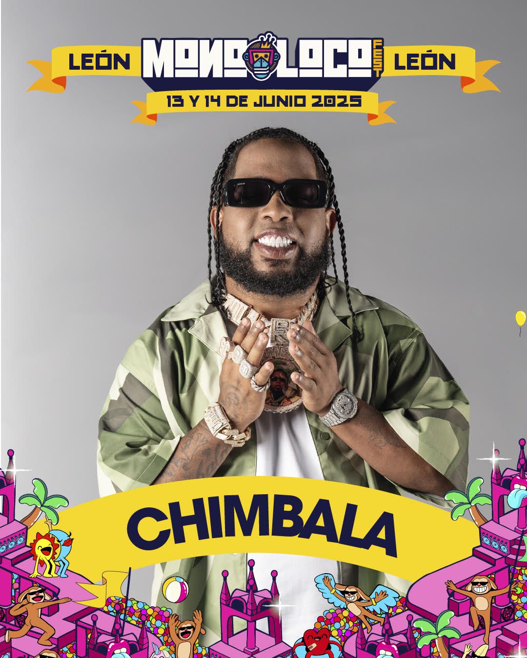 Imagen promocional de Chimbala en el Monoloco Fest. | L.N.C.