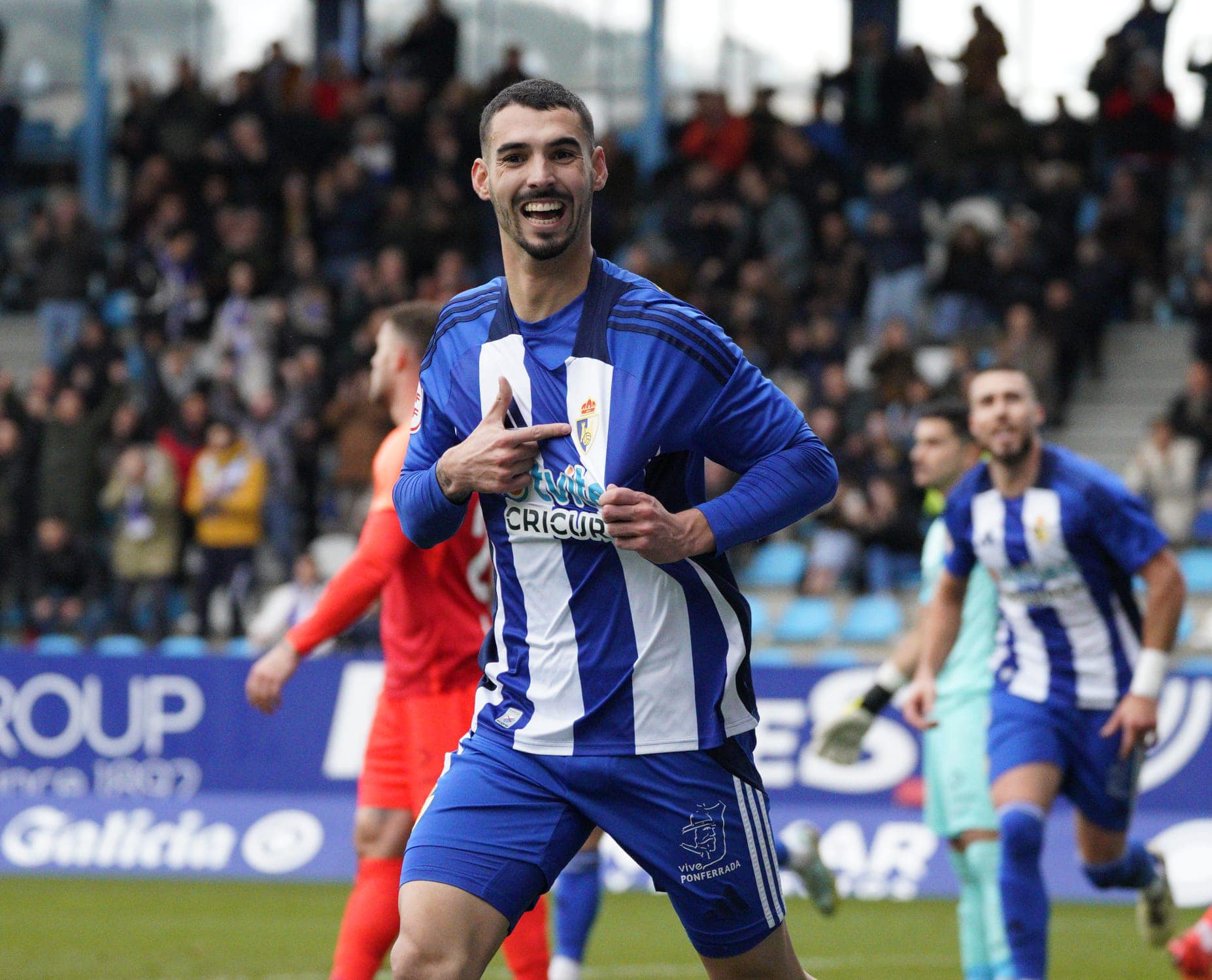 Javi Lancho anotó el gol que le dio la victoria a la Deportiva contra el Andorra para asentarse en la segunda plaza | SDP