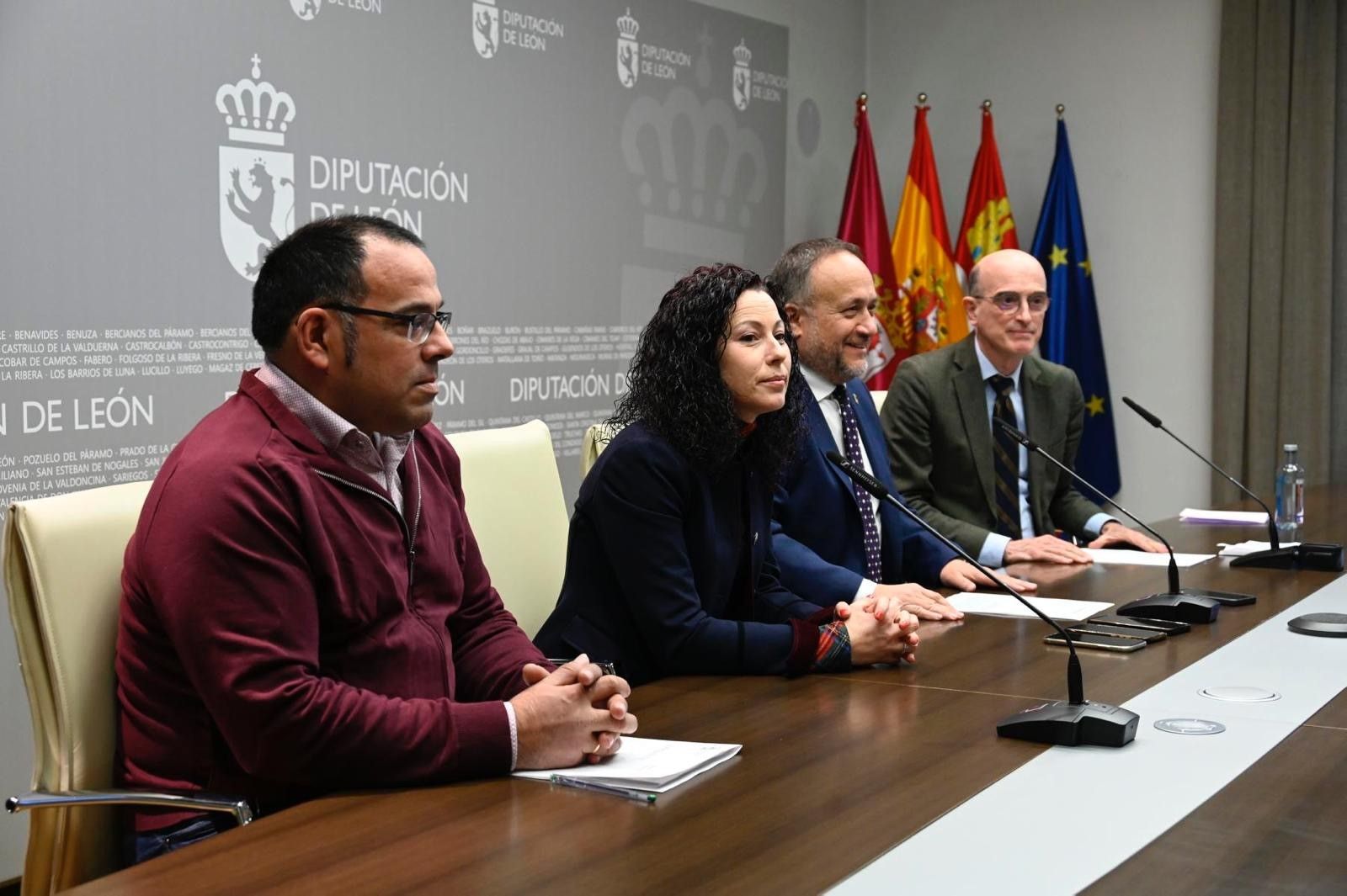 Presentación del proyecto Repuebla León Sostenible este jueves en la Diputación de León. SAÚL ARÉN