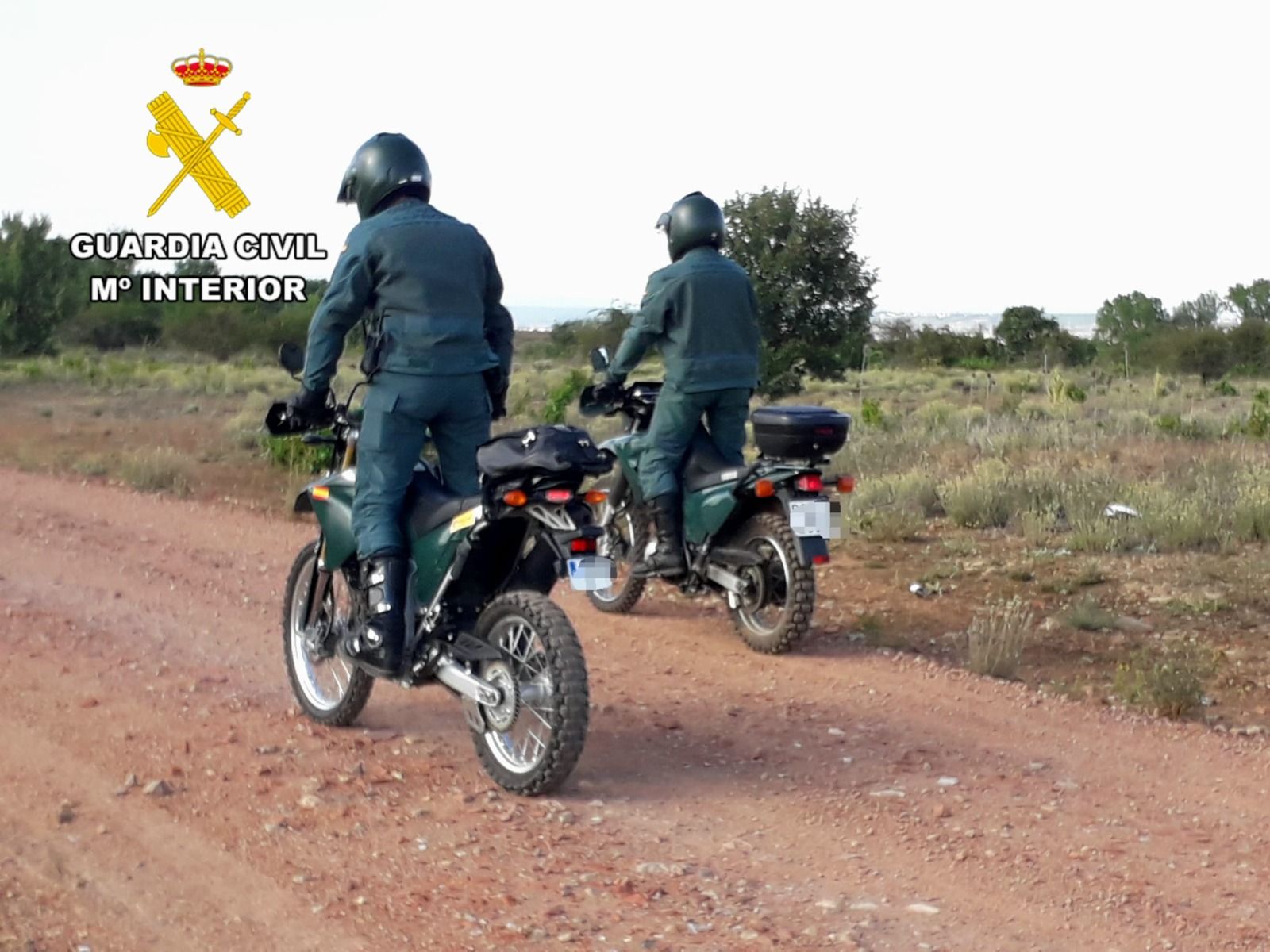 Agentes de la Guardia Civil que forman parte del dispositivo de búsqueda.