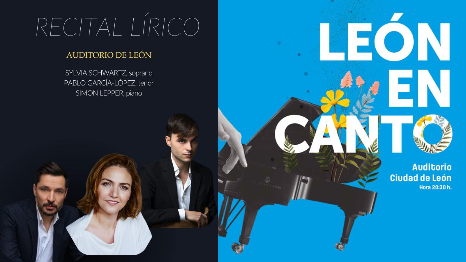 Sylvia Schwartz, Pablo García-López y Simón Lepper llegan este miércoles al Auditorio Ciudad de León. | L.N.C.