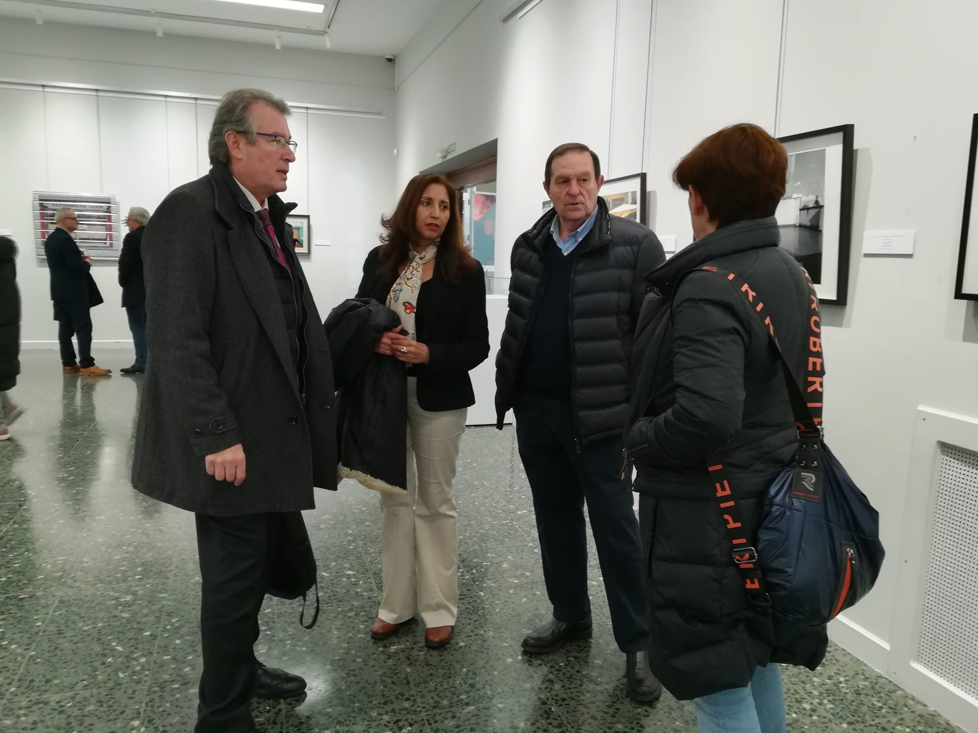 Apertura de la muestra en Ponferrada. | MAR IGLESIAS