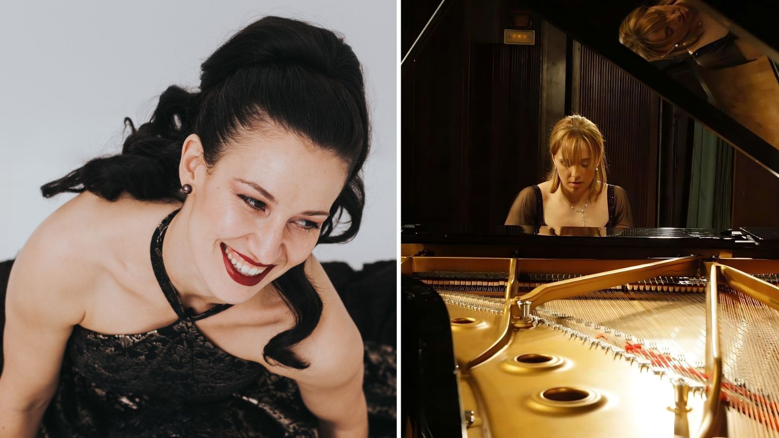 La soprano Inés de Arvizu y la pianista leonesa Raquel Sutil. | L.N.C.