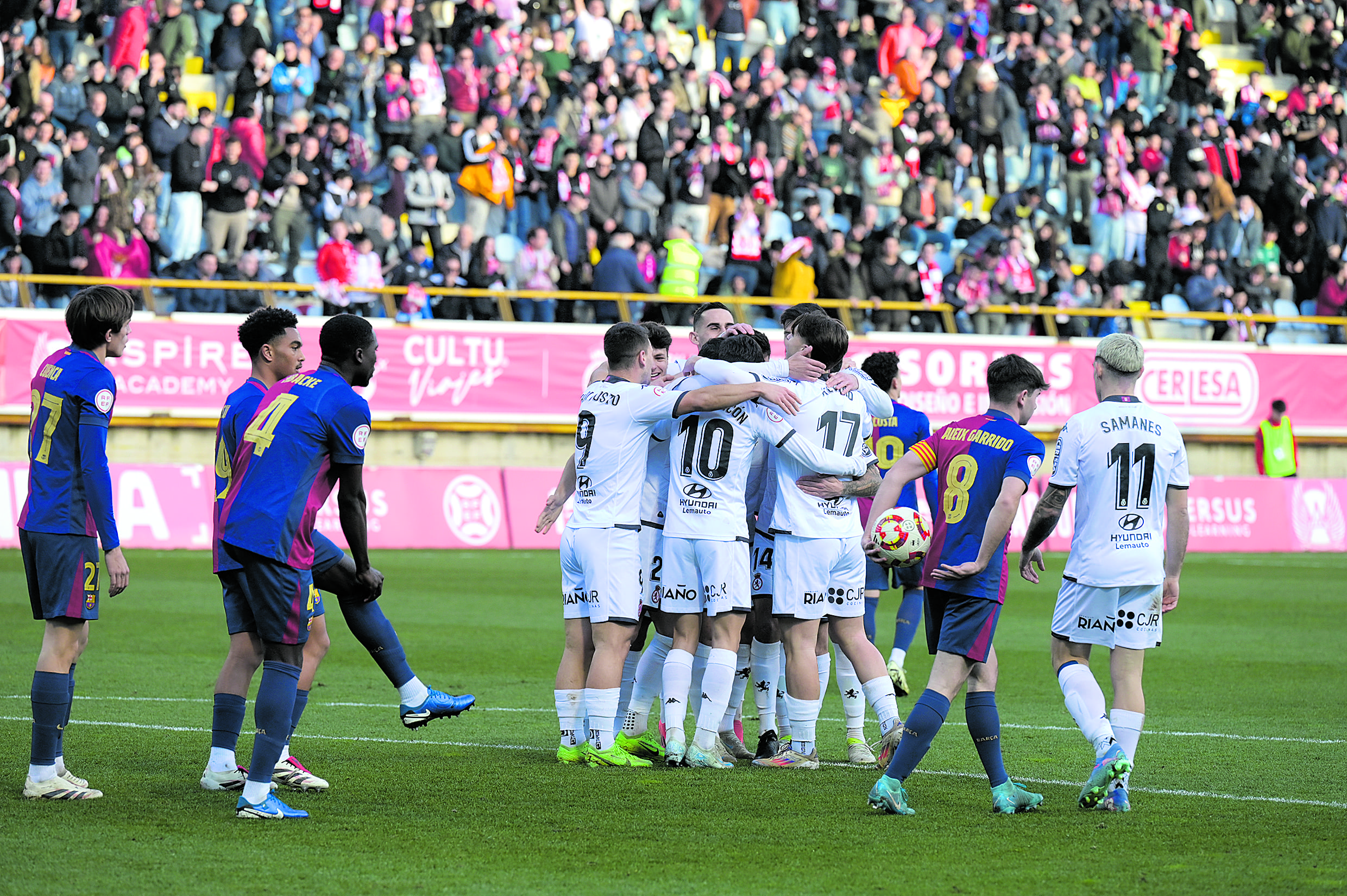 La Cultural ha llegado a anotar 11 goles en las primeras partes jugando como local en el Reino de León. SAÚL ARÉN