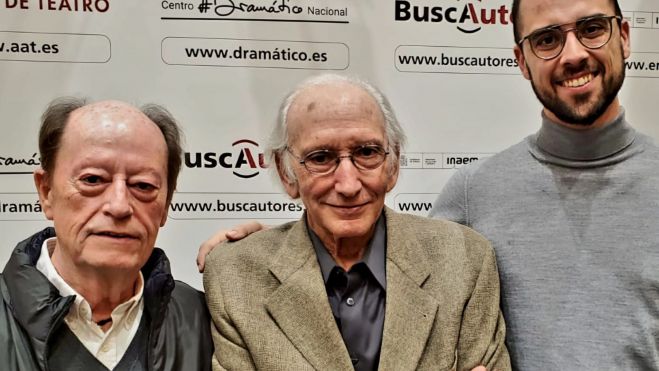 César Gil, José Luis Alonso de Santos y Carlos Manrique Sastre. | CEDIDA