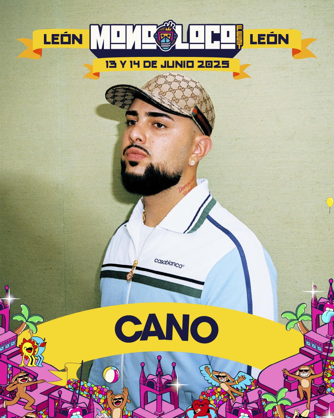 Cano forma parte del cartel del Monoloco en su edición de junio en León.