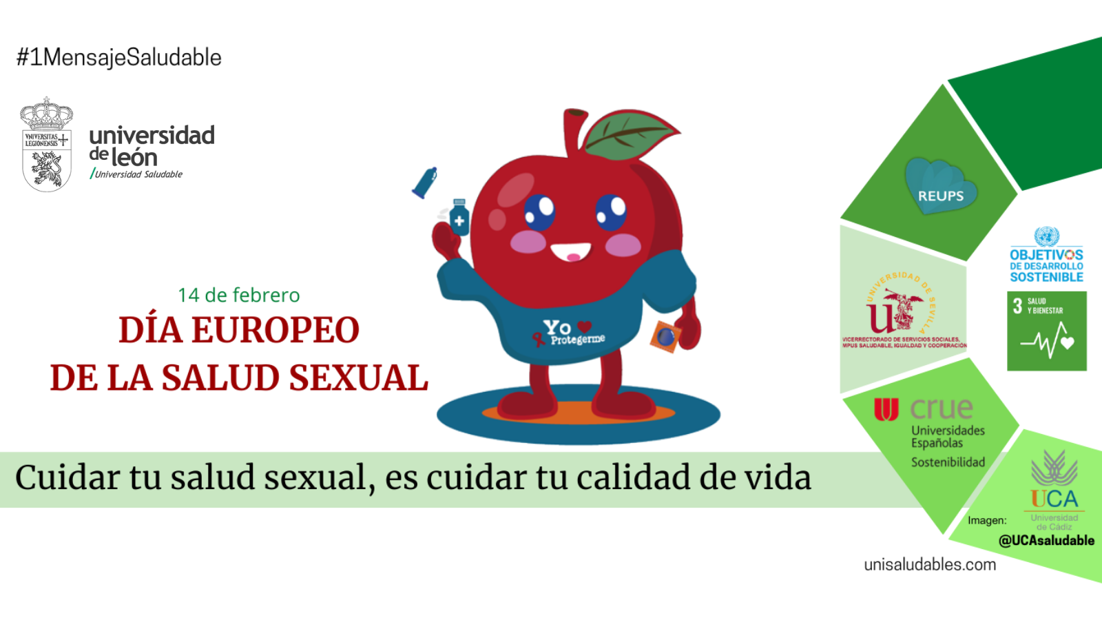 Cartel del día de la Salud Sexual en la ULE.