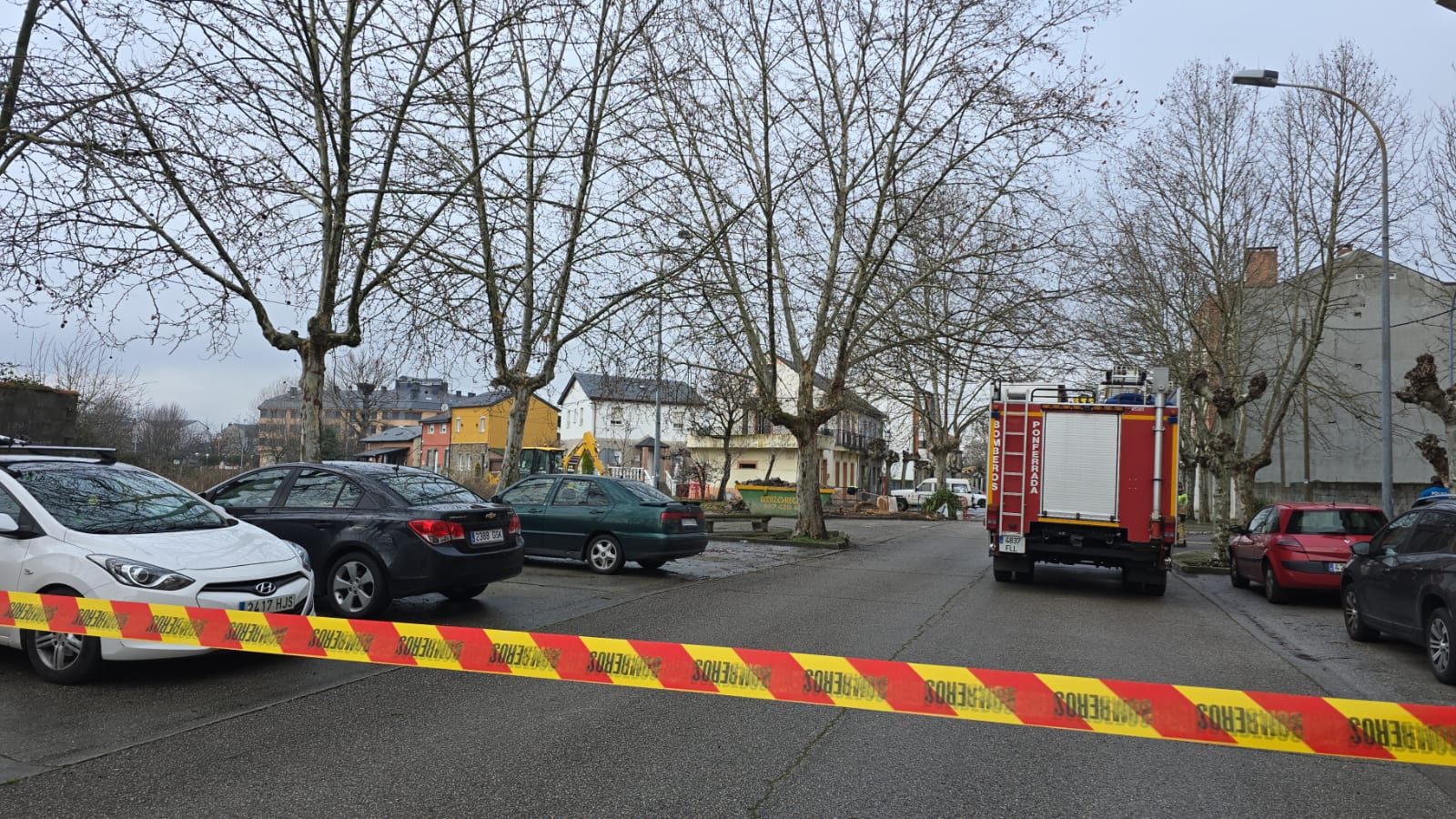 Escape de gas en el barrio de Flores del Sil. | Bomberos Ponferrada