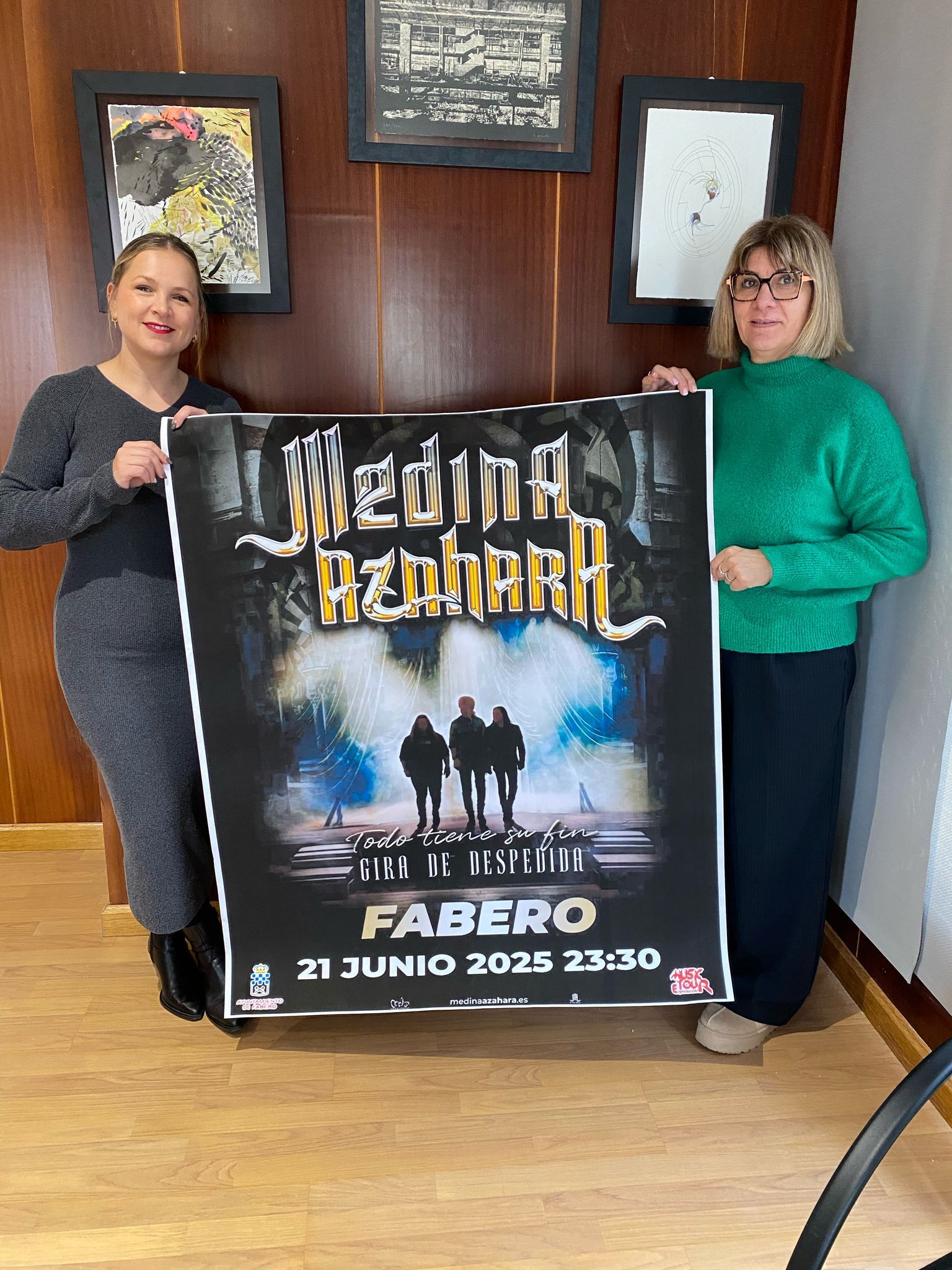 Presentación del cartel del concierto de Medina Azahara.