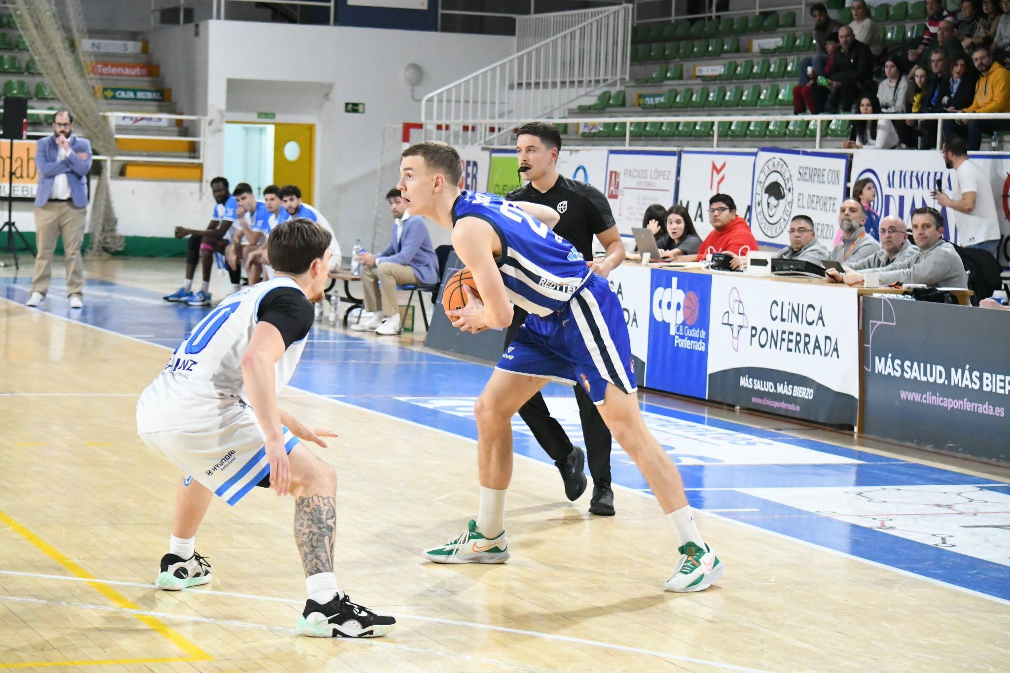 Samar volvió a ser diferencial en la victoria de Ponferrada ante Huelva.  CPSDP