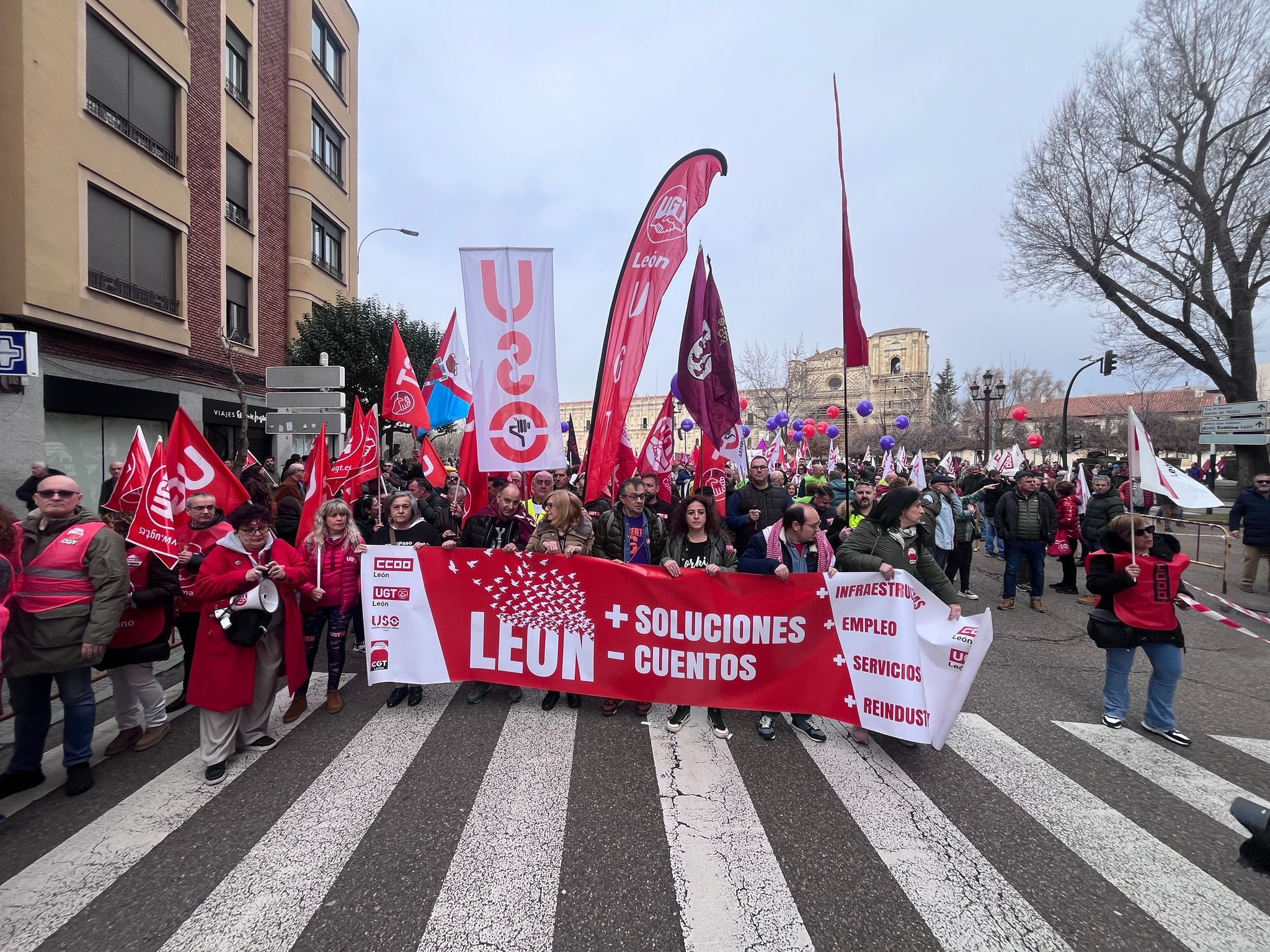 Instantes previos al comienzo de la manifestación. | SAÚL ARÉN