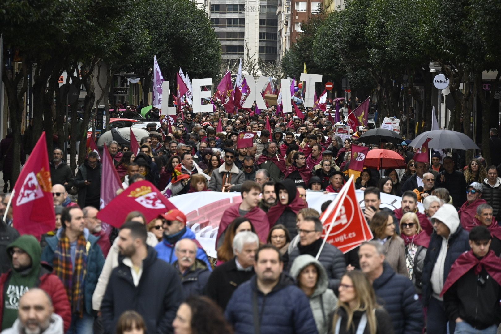 16-F: Manifestación por el futuro de León