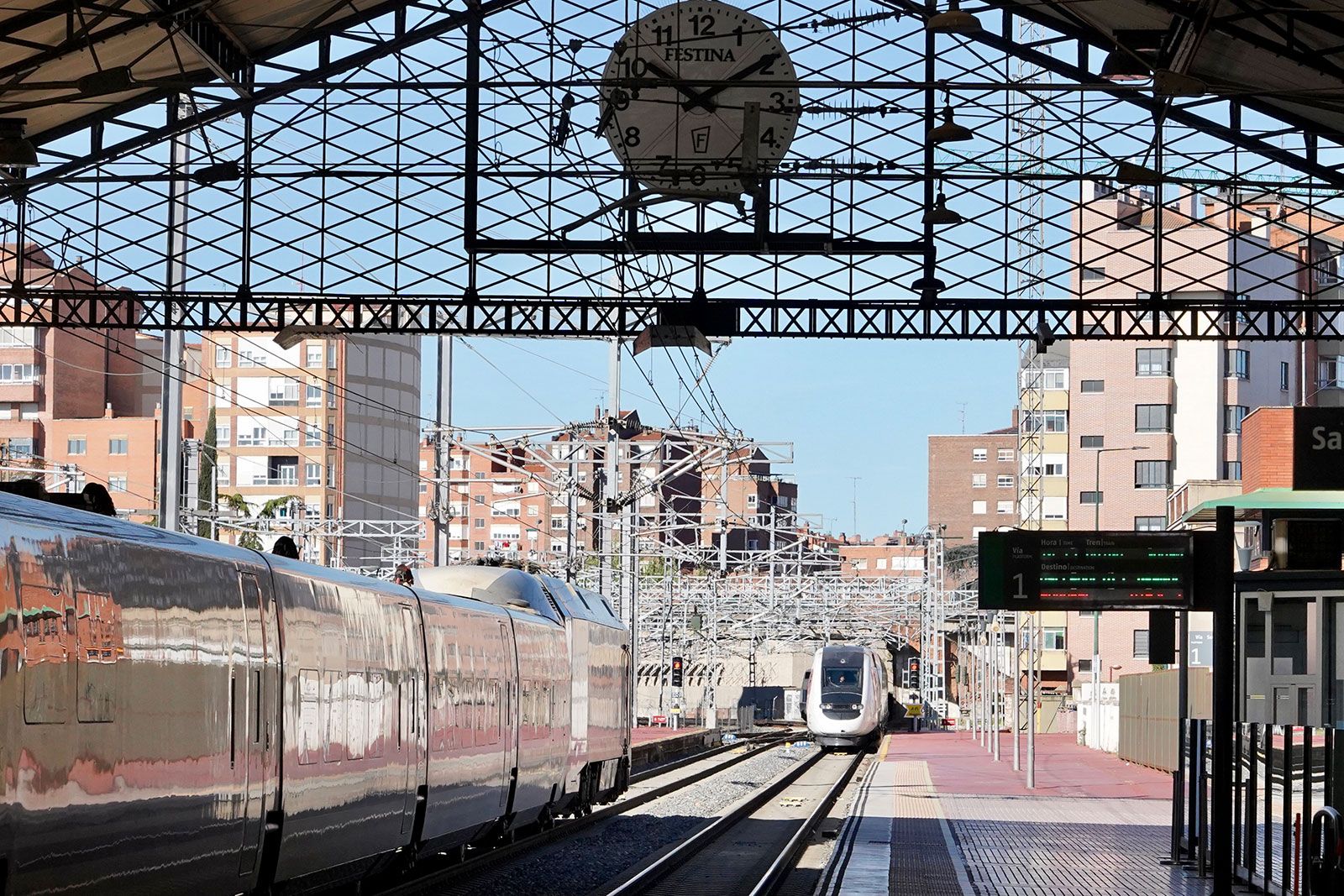 Estación de trenes de Valladolid.