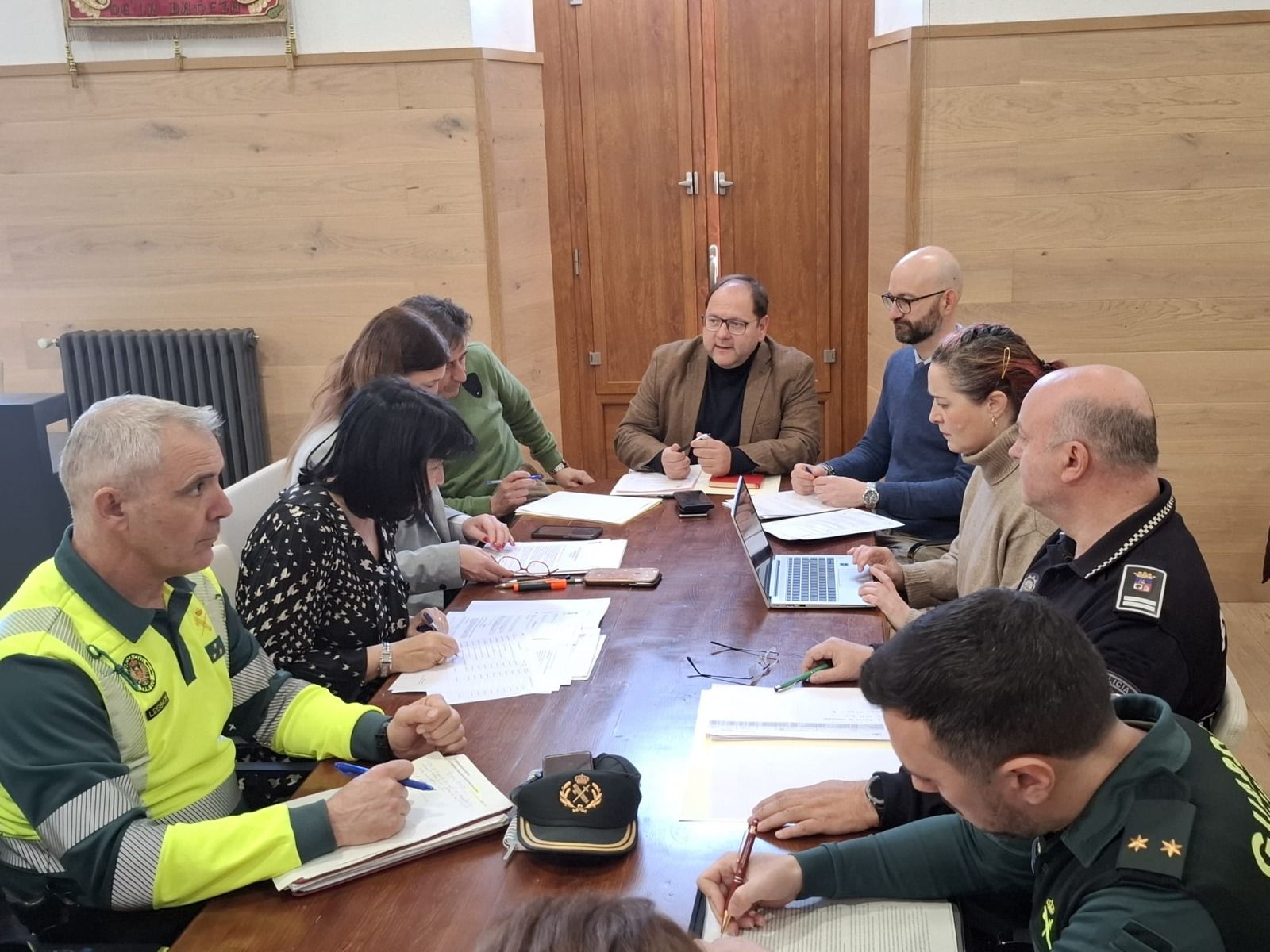 Celebración de la Junta Local de Seguridad de La Bañeza. | L.N.C.