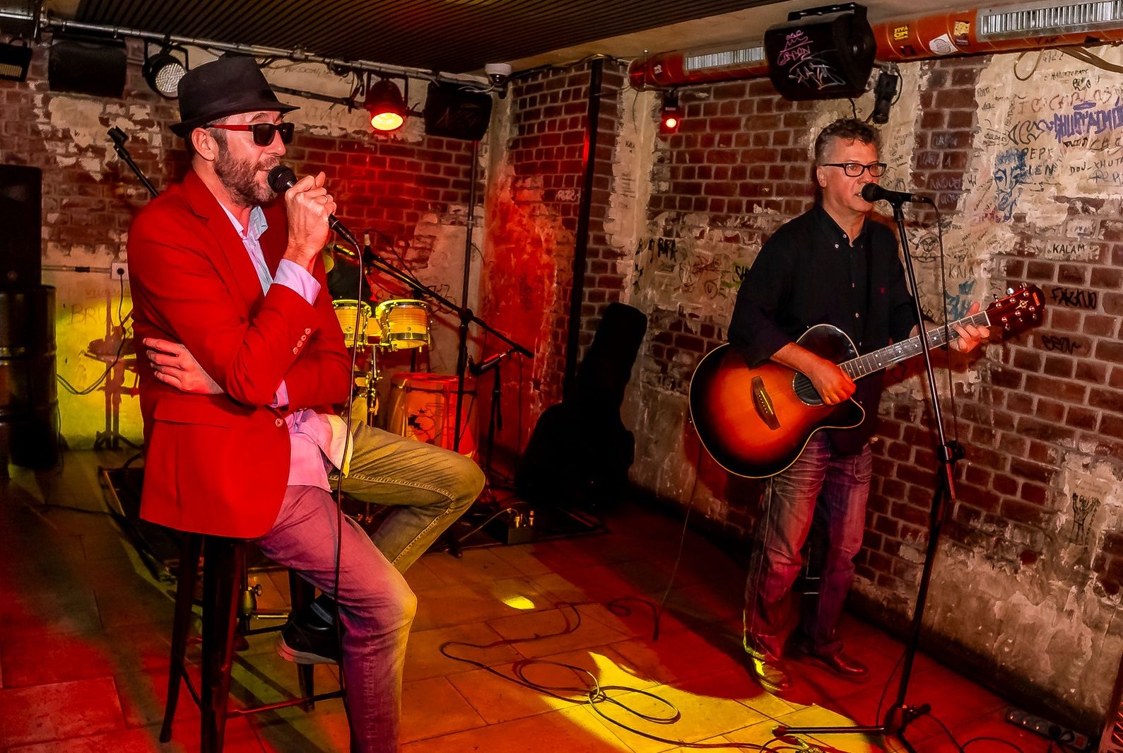 Los integrantes de la banda tributo a Joaquín Sabina, Los Sabineros. | L.N.C.