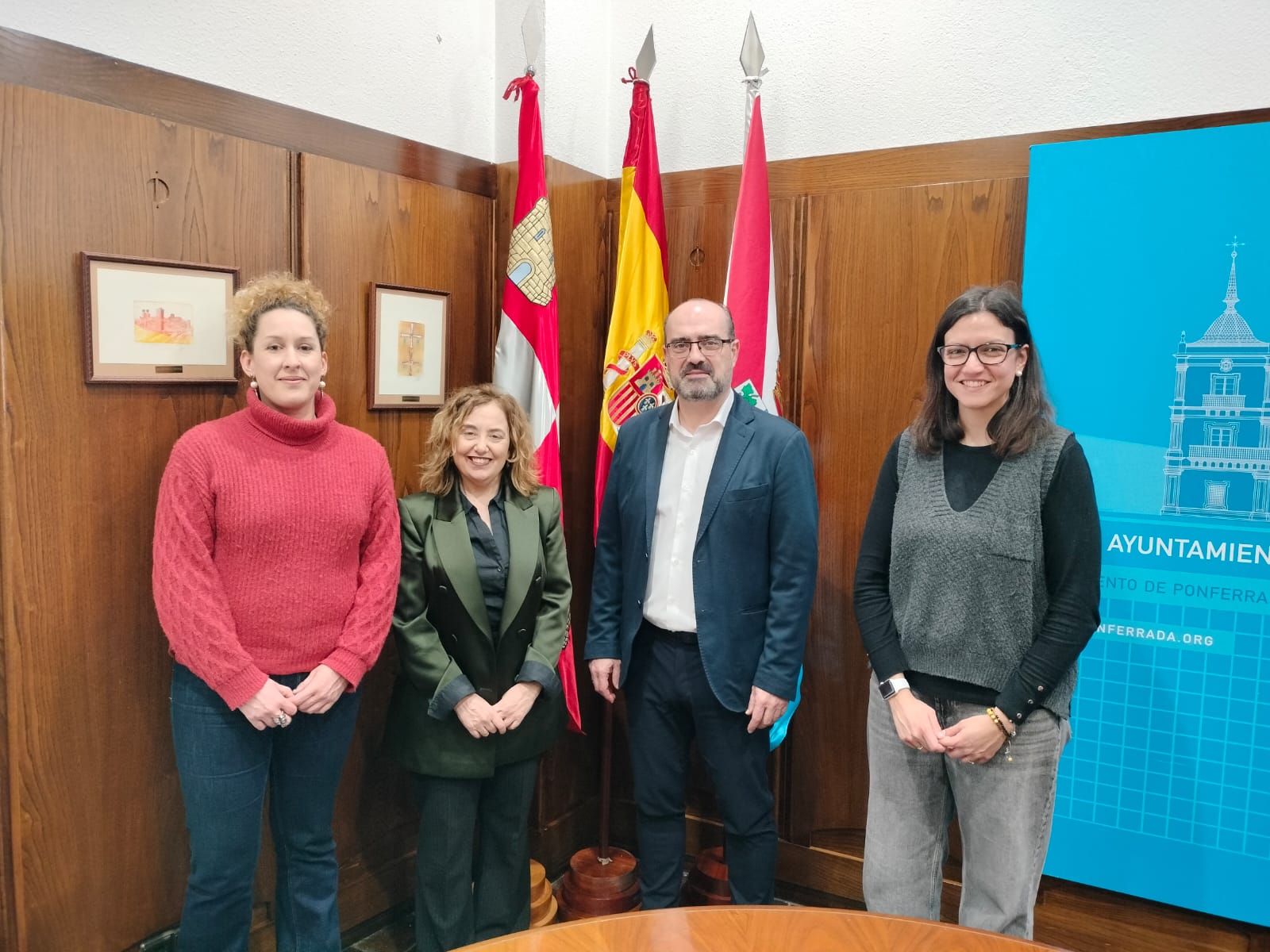 Reunión entre Ayuntamiento de Ponferrada y Campus.