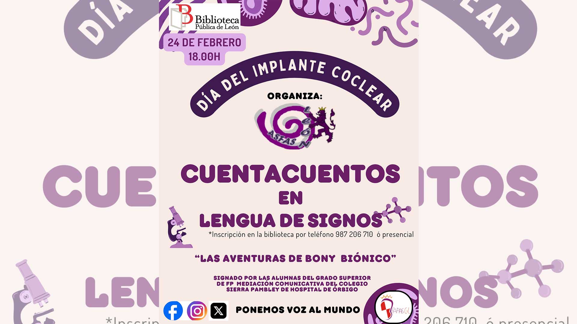 Cartel de la actividad. | L.N.C.