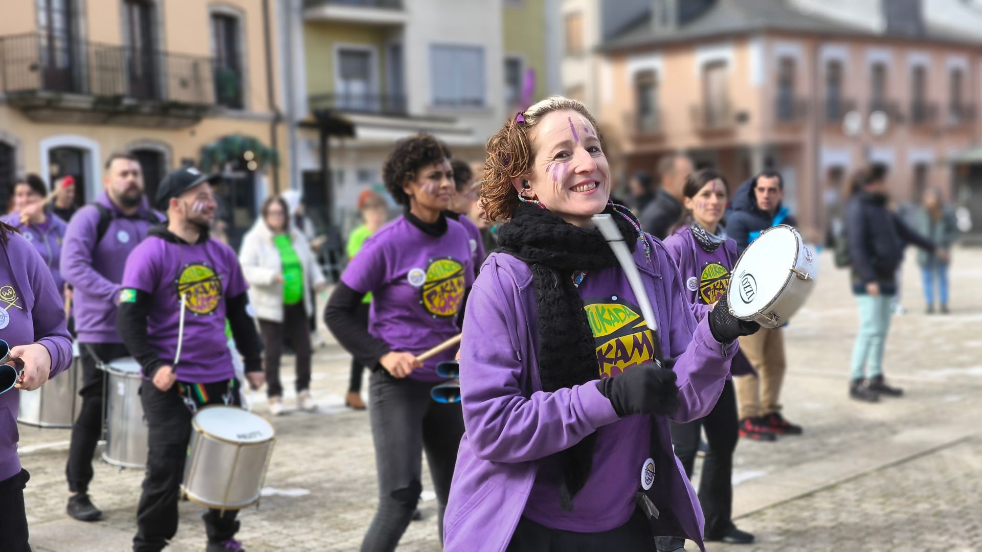 Batucada por el Día Mundial de la Justicia Social.