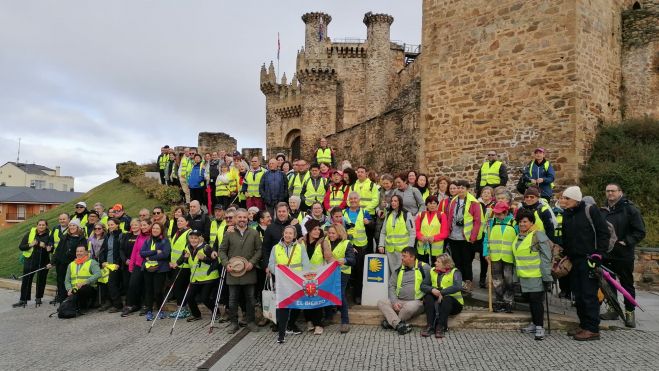 Peregrinos de Vilanova de Arousa en Ponferrada.