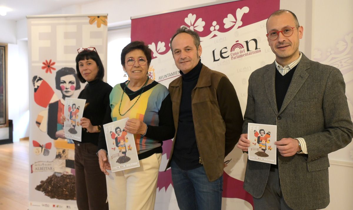 Magali Labarta, Elena Aguado, Héctor Escobar e Iván Rega en la presentación. | MAURICIO PEÑA