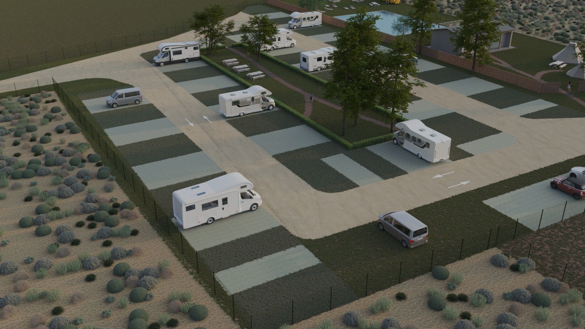 Proyecto de nuevo camping que construirá Santa María del Páramo. | L.N.C.