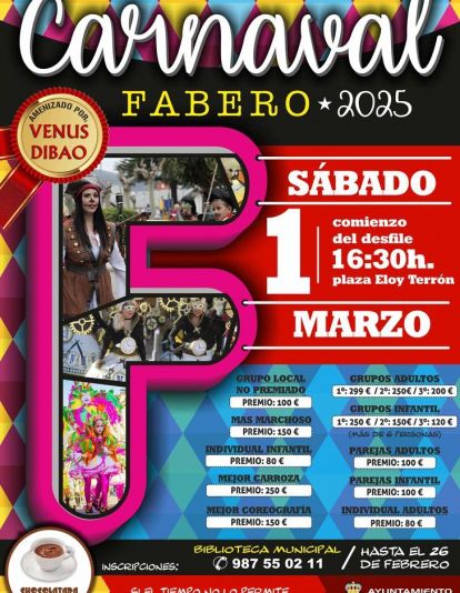 Cartel del Carnaval de Fabero.