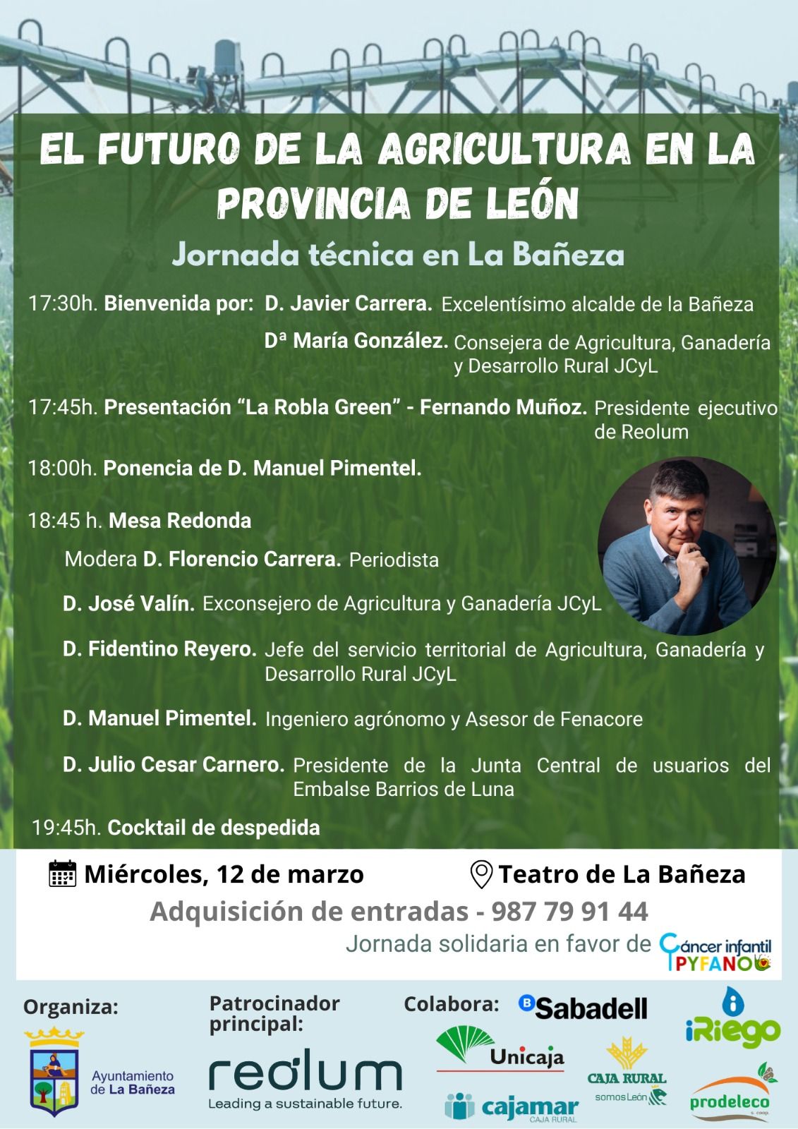 Cartel de la jornada.