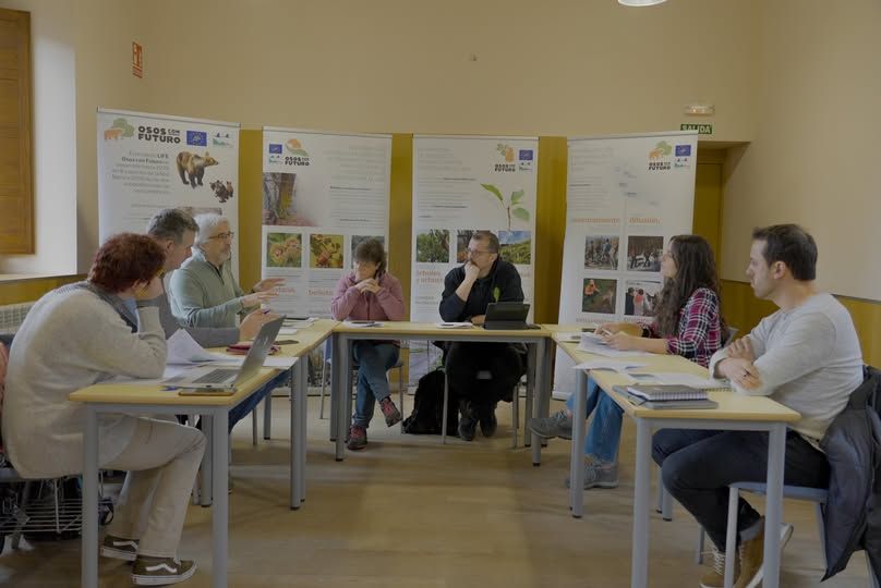 En la imagen, el comité científico reunido en Villablino. | FOP