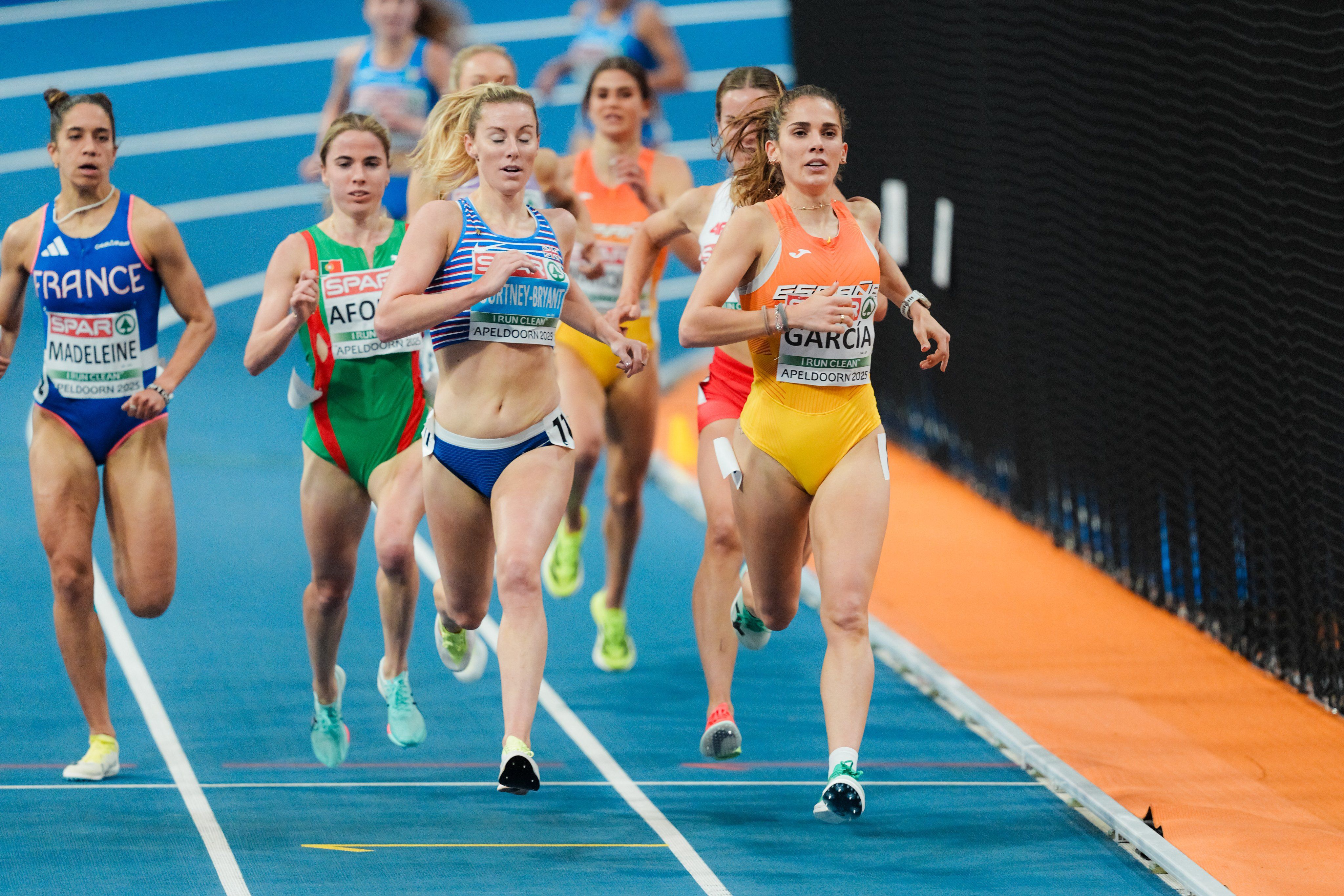 Marta García, durante su participación en el Europeo. | RFEA