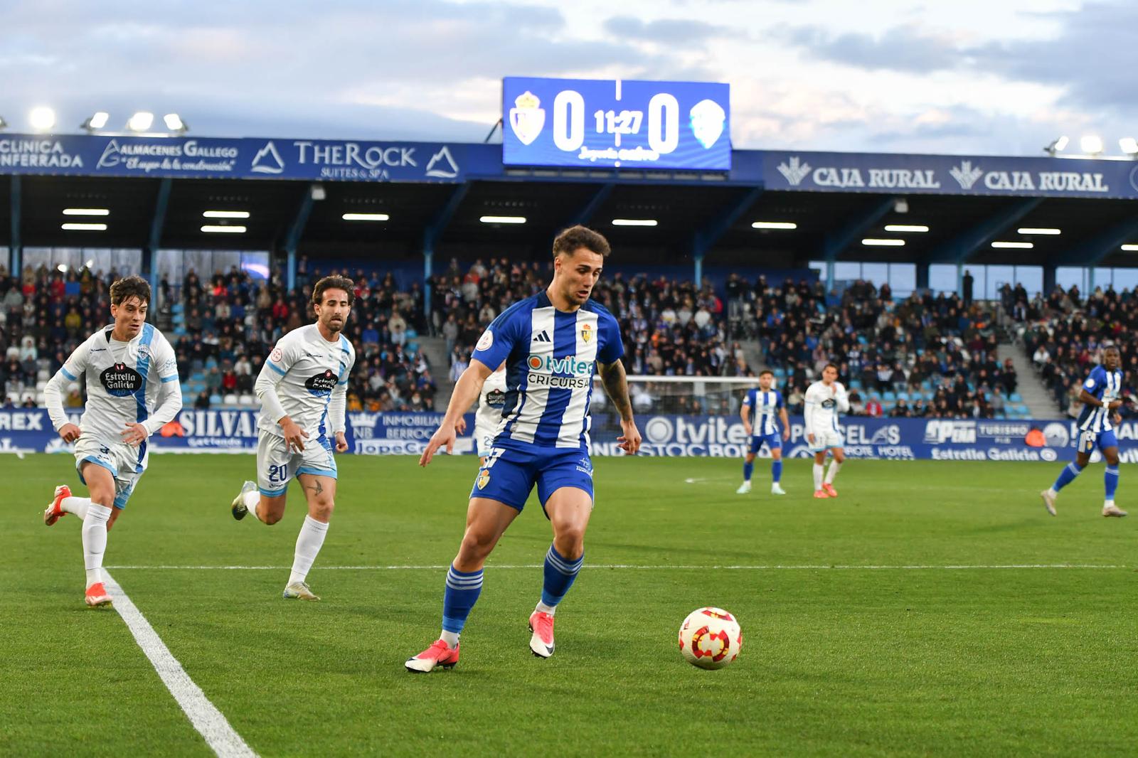 Carrique durante el último partido, donde consiguió su séptima asistencia. QUINITO