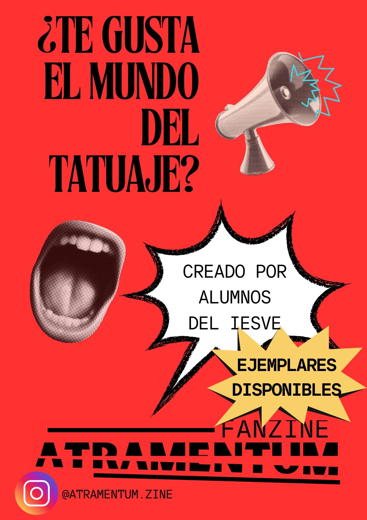 Cartel sobre el nuevo proyecto. 