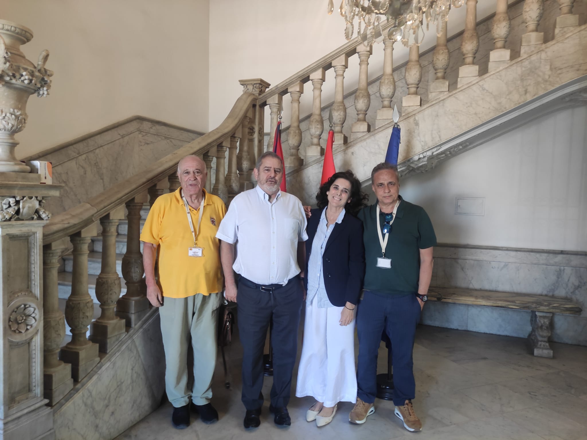 Los organizadores del simposio sobre Antonio Pereira en La Habana. | L.N.C.