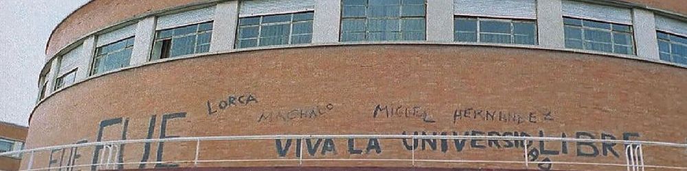 La famosa pintada '¡Viva la Universidad libre!' que le costó la cárcel a la leonesa Albina Pérez Fernández