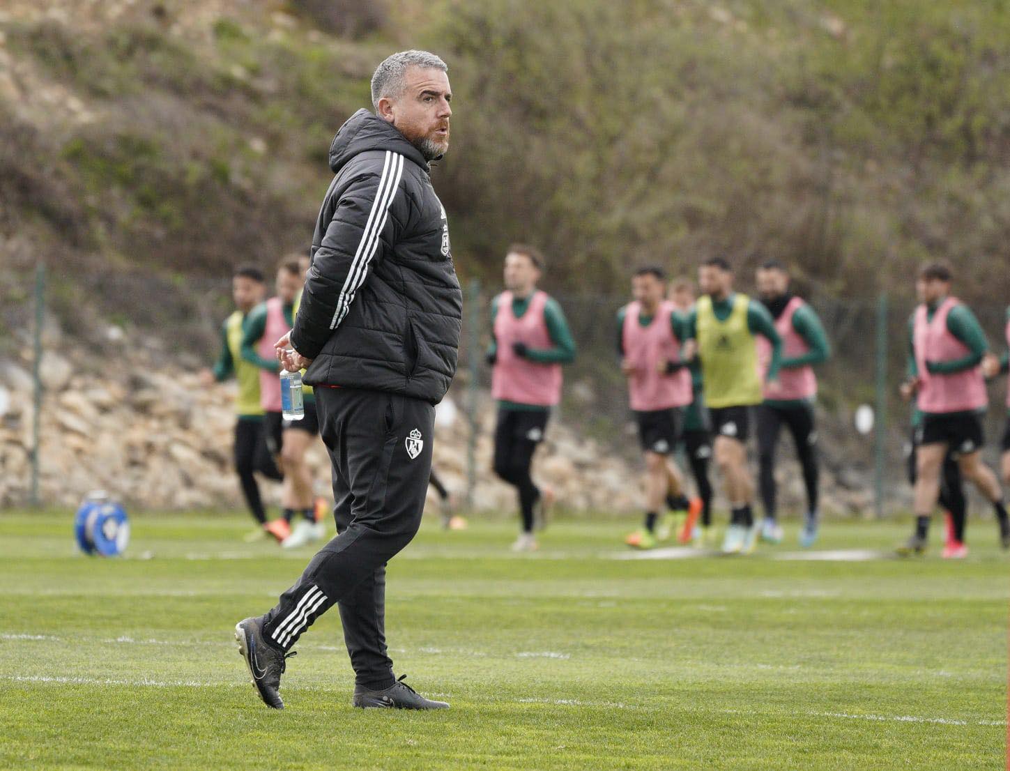 Javi Rey solo piensa en una única cosa, el Lugo este domingo. PONFERRADINA